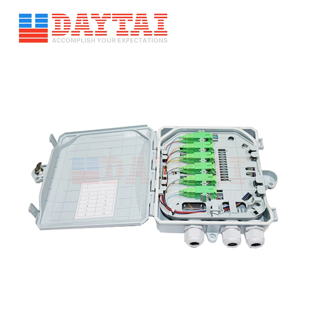 8 Core Fiber Optic Splice Junction Fiber Optical Distribution Nap Box Fiber Optic Termination Box FTTH Box