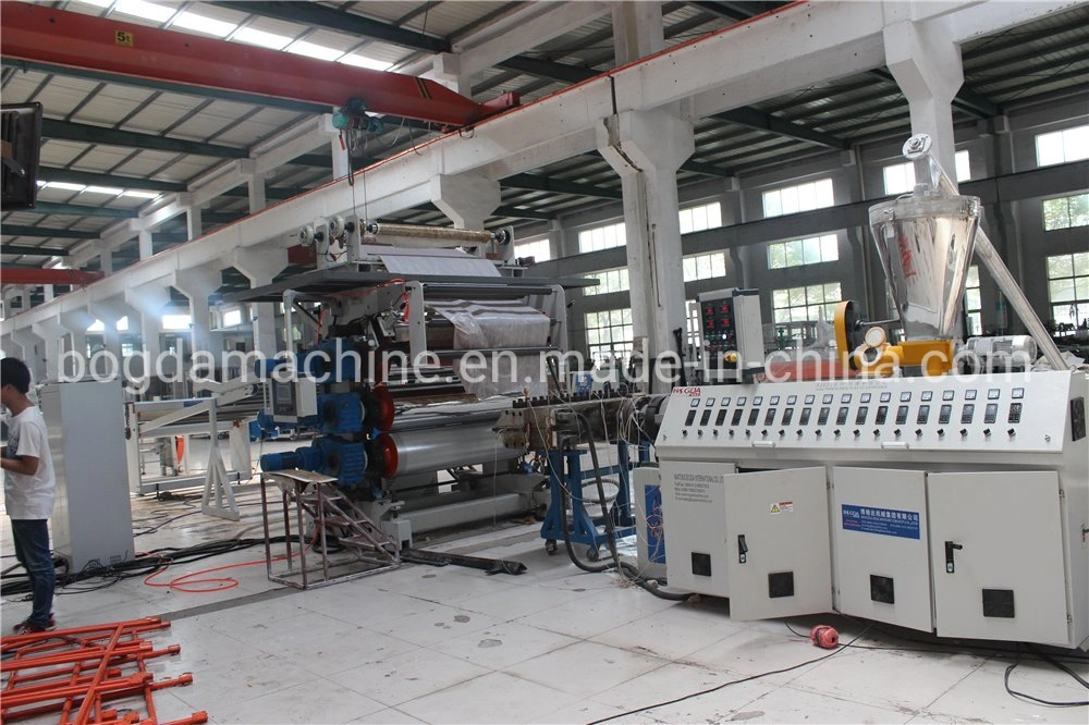 Bogda Factory Price UV Laminate Plastic PVC Rigid Marble Stone Sheet Production Making Machine Artificial Marble Board Extrusion Line