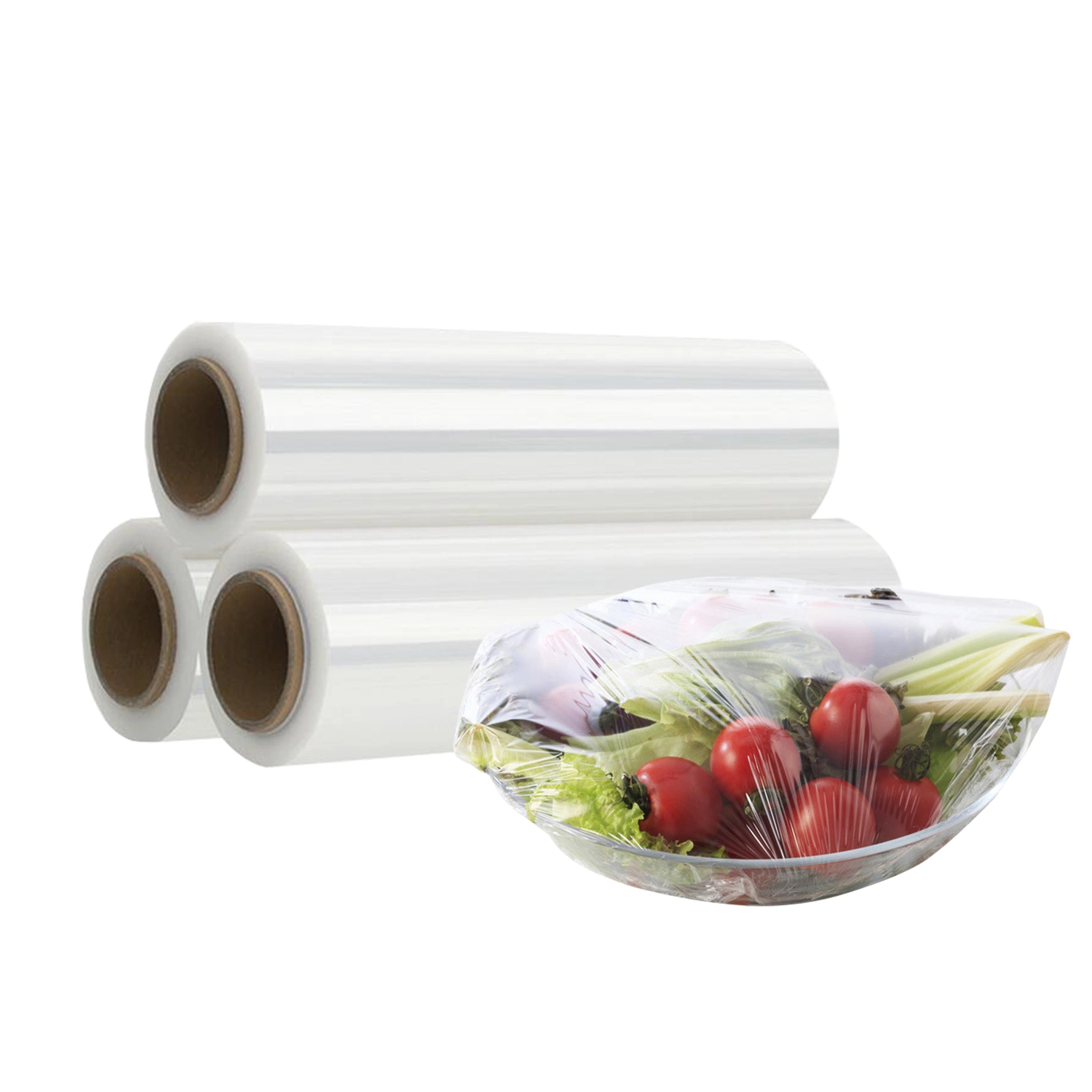 Transparent Super Clear Food Packaging Plastic Wrap Cling Film