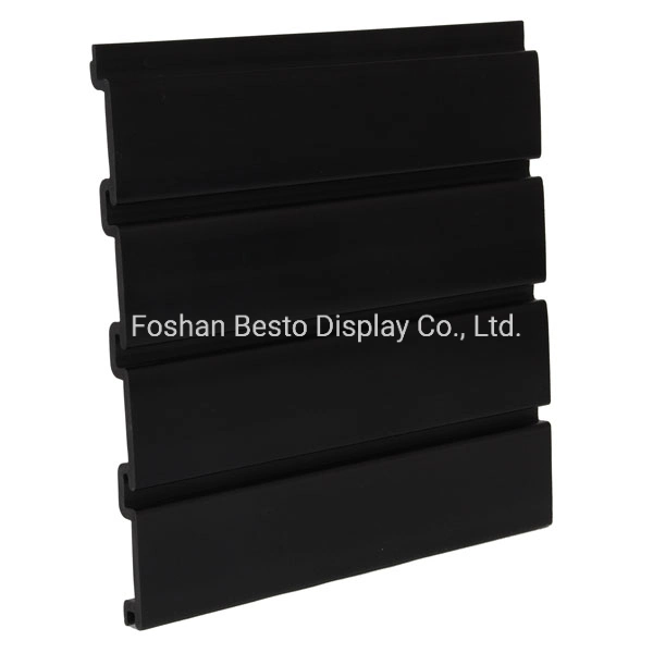 Original Factory White/Black Plastic Display Slatwall / Slot Board for Display / Storage / Warehouse / Exhibition / House Decoration