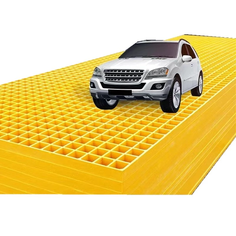 UV and Corrosion Resistant Outdoor Plastic Flooring Sheet FRP Grile