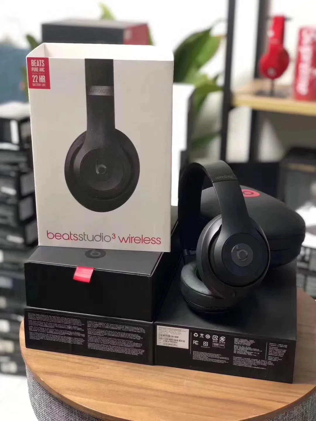 سماعات أذن موسيقى عالية الأداء بتقنية Bluetooth اللاسلكية للبيع السريع لـ Beats Studio 3 سماعة الرأس