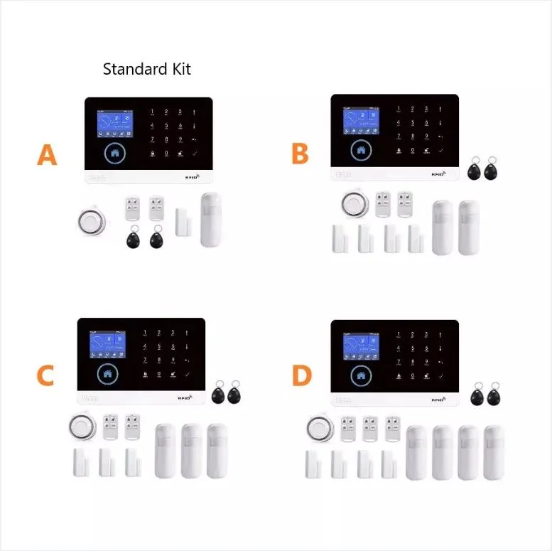 Smart APP vida tuya GSM Control Kit de alarma de conexión inalámbrica en casa