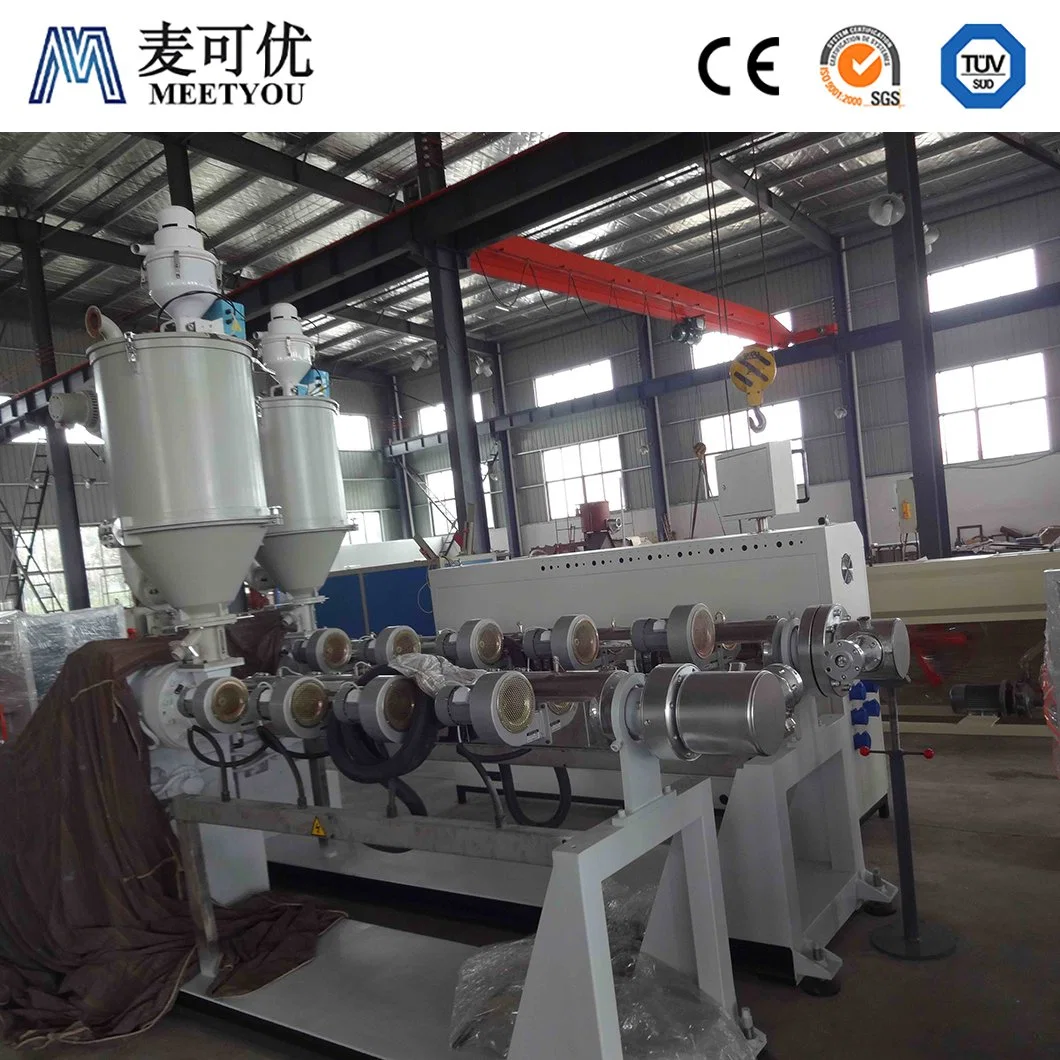 Meetyou Machinery Coefficient Module China Good Cooling Effect PE PP PVC PA Solution Is Homogeneous Single-Wall Corrugated Pipe Extrusion Line Manufacturerrs