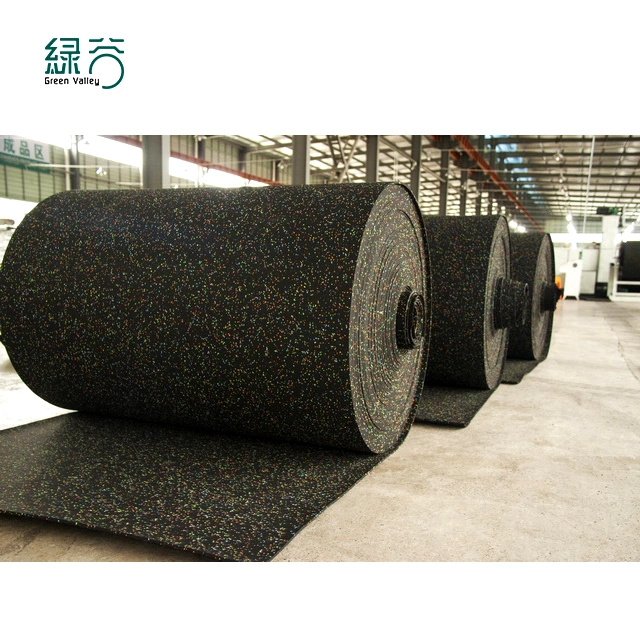 Perforated Heat Proof High Density Natural Gum 1 Inch Thick Buna Rubber Flooring Rubber Sheet Roll Goods 5mm Thick