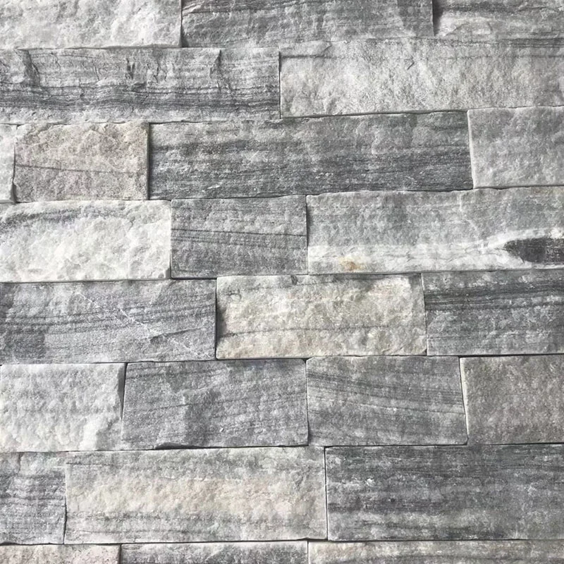 Grey and Rusty Quartzite Slate Culture Stone Paving Stone Z Shape and Irregular Shape Price