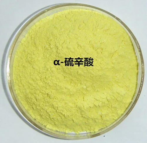 Food/Pharm Grade USP Powder Alpha Liponsäure mit CAS 1077-28-7