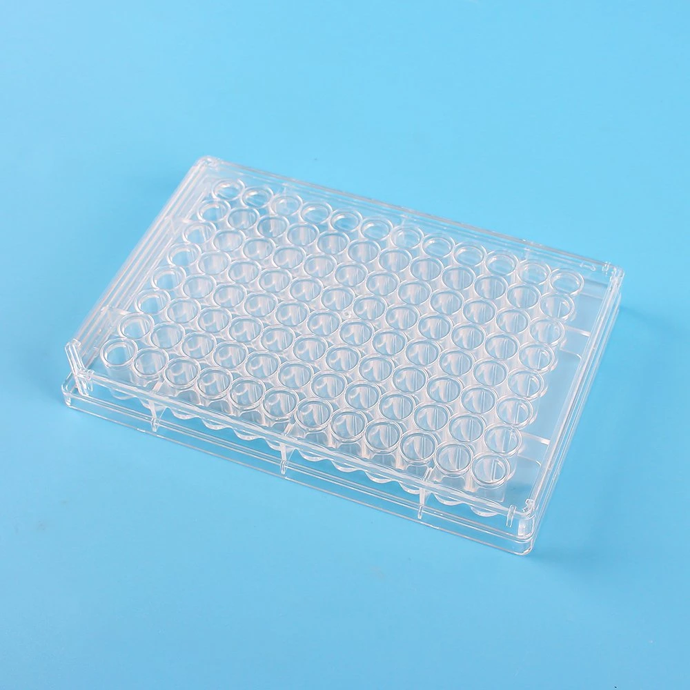 CE Approved Lab Supplies 96-Well Tissue Treated Multiwell Plastic Attached Cell Culture Dish