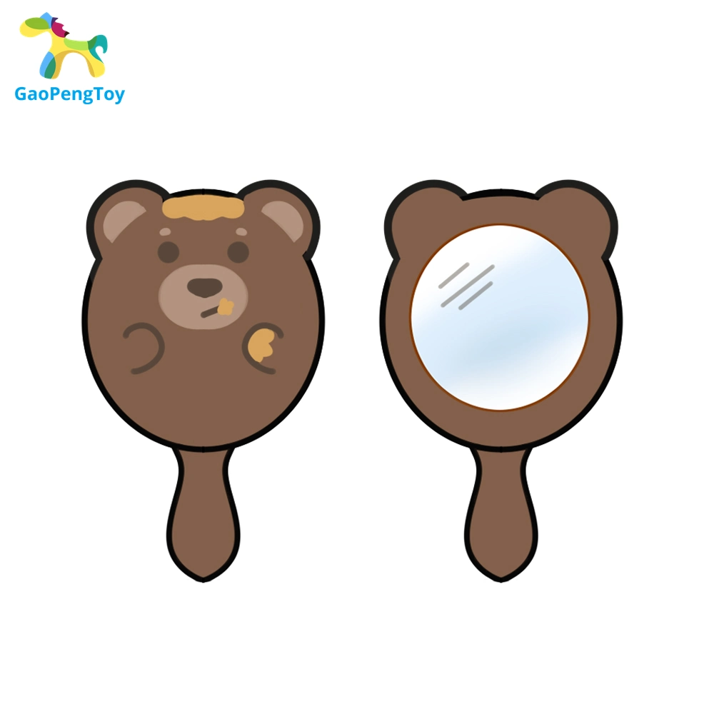 Cute New Design Baby Kids Bear Educational Toys with Small Mirror