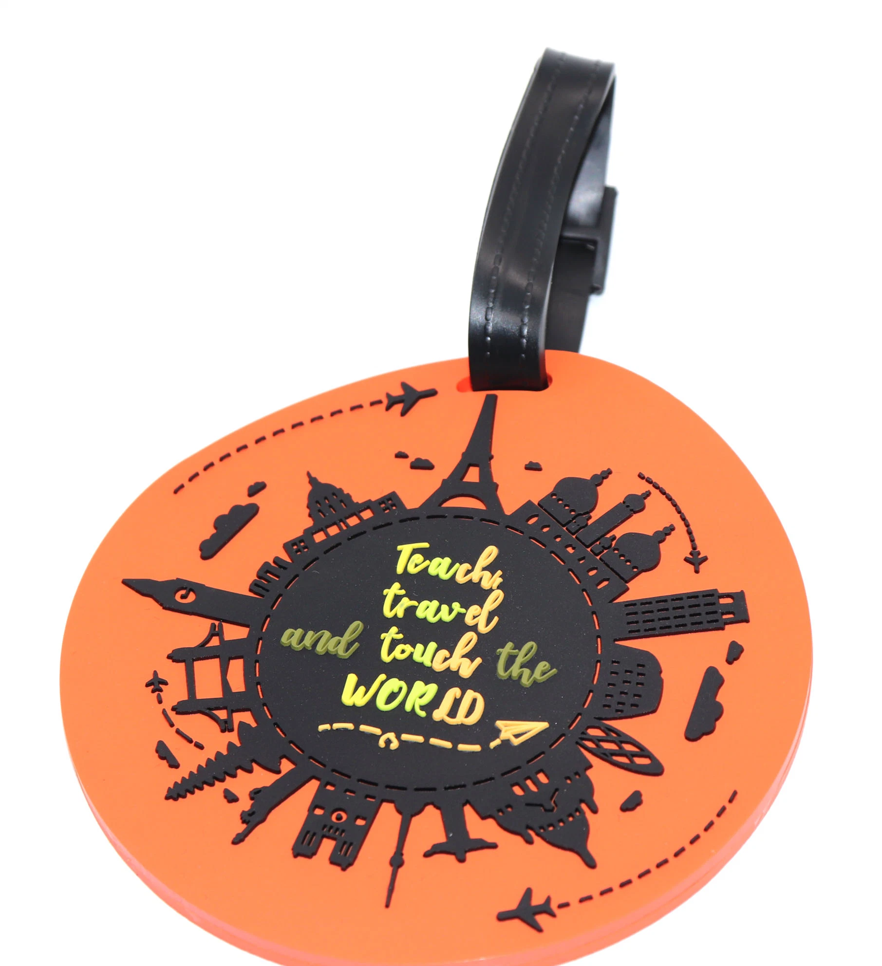 New Travel Suitcase PVC Custom Logo Luggage Tag