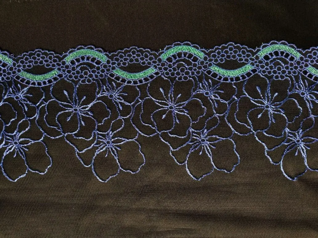 Embroidery Lace Fabric for Decoration Dress Lingerie or Bra for Ladies