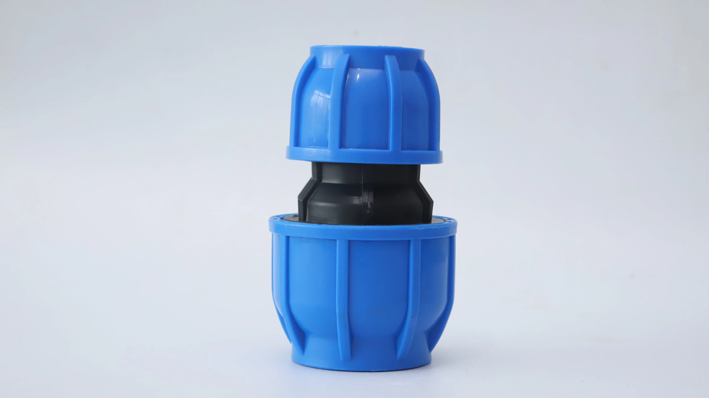 Blue Reducing Joint PP Quick Link Pipe Fitting CE