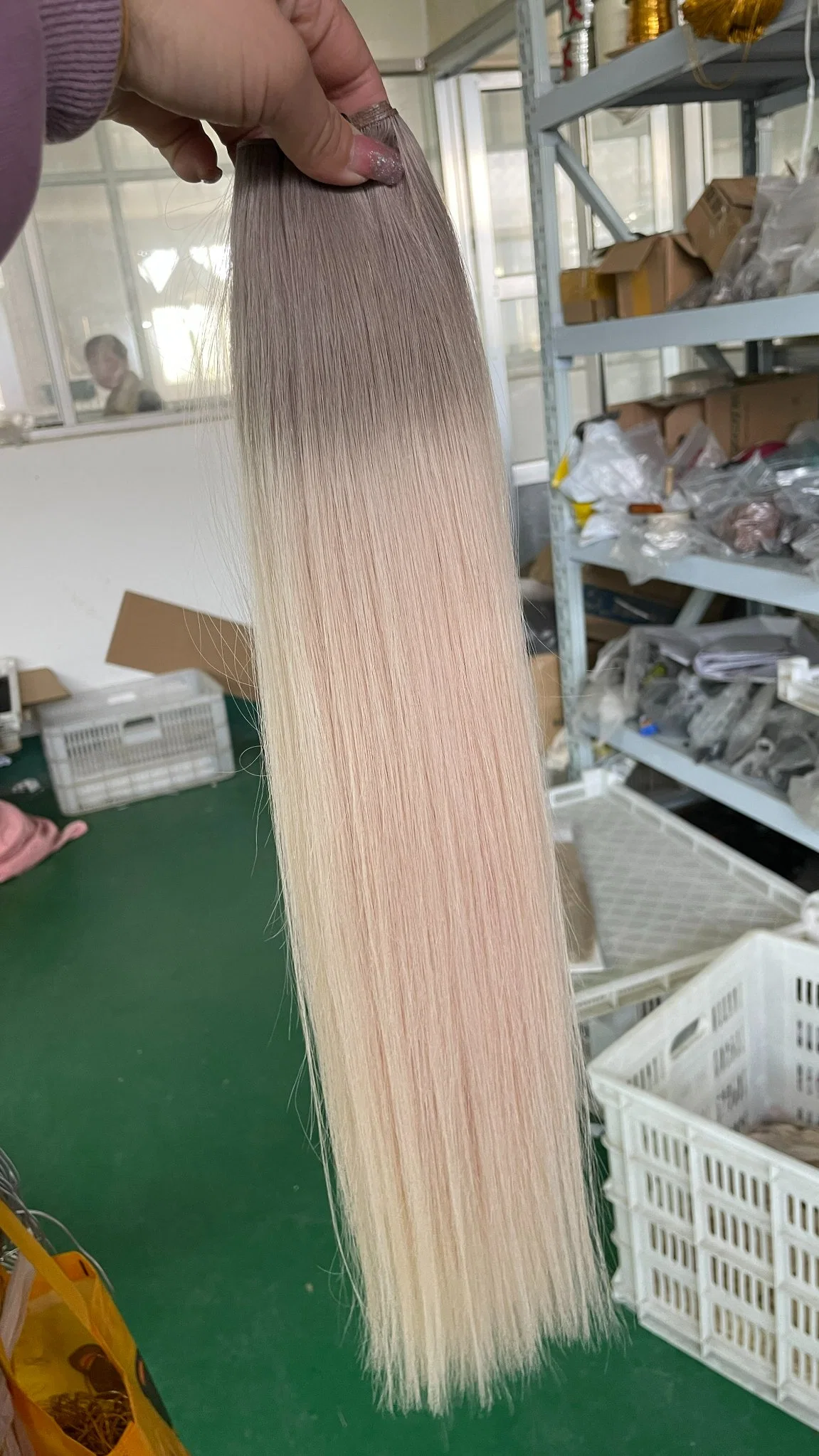 Factory Straight Virgin Human Sdd Hair Bundles Hair Extension Hair Weft