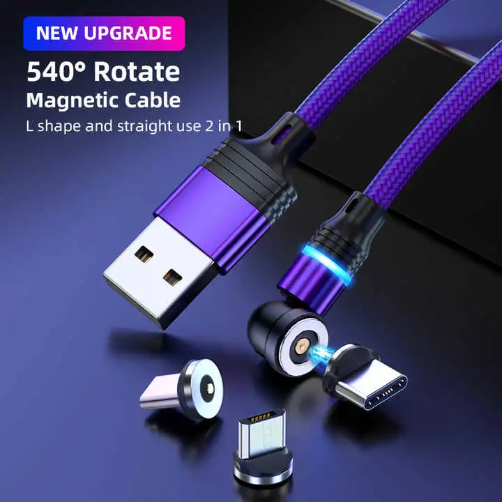 Mobile Phone Accessories Magnetic USB3 in 1 Charging