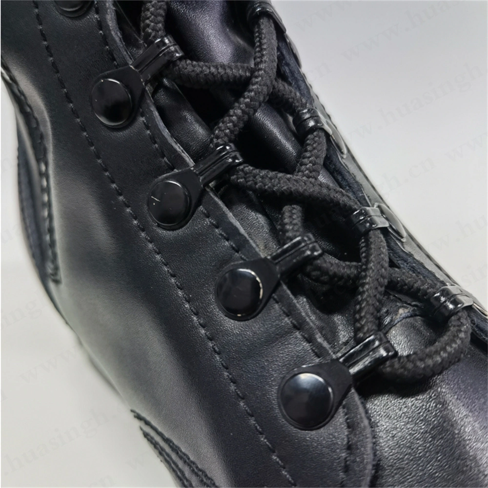 Ywq, Side Zipper Design Full Leather Outdoor Tactical Boot Abrasion Resistant Rubber Outsole Altama Combat Boot Hsm095