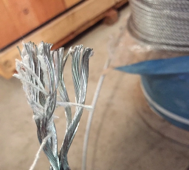 6X12 Cable Metálico de acero galvanizado para grúa