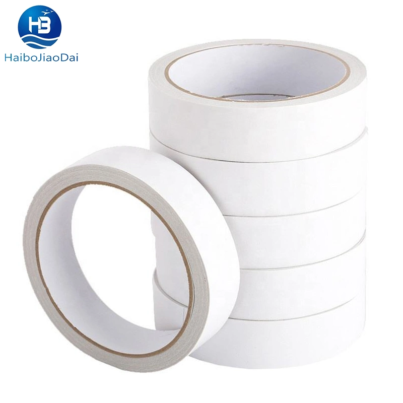 White Super Strong Adhesive Tape Paper Strong Ultra-Thin High-Adhesive Cotton Double-Sided Tape for Hardware