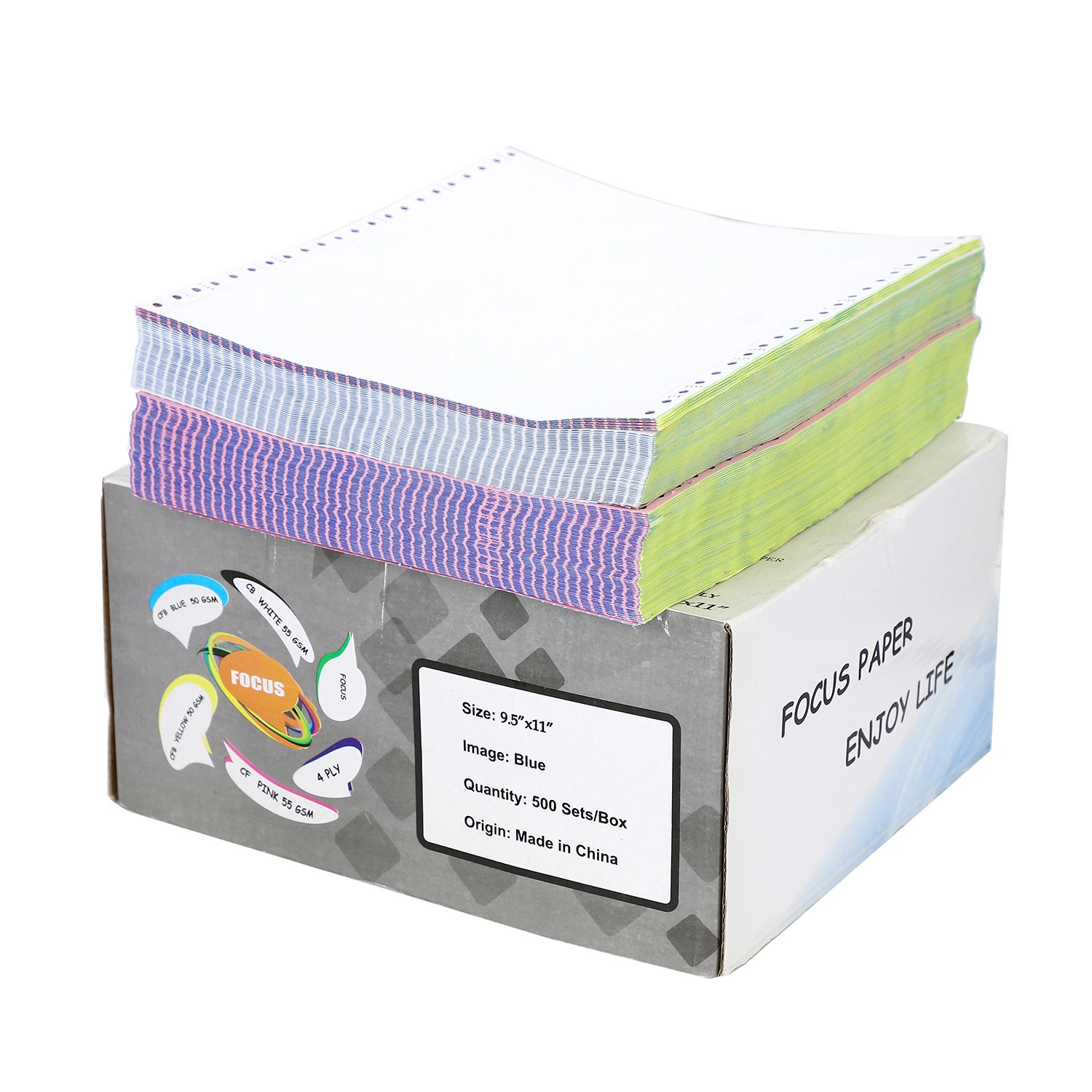 Original Factory Supply Custom Digital Two/Three Ply/Part Blank/Staples/Printable/Triplicate CB Carbonless Receipt Paper