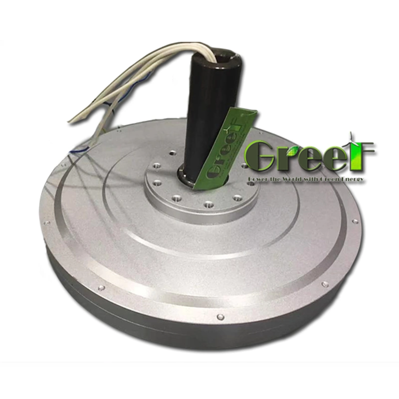 50W 300rpm Low Rpm Low Torque Low Weight Coreless Permanent Magnet Wind Generator, Axial Flux Coreless Generator