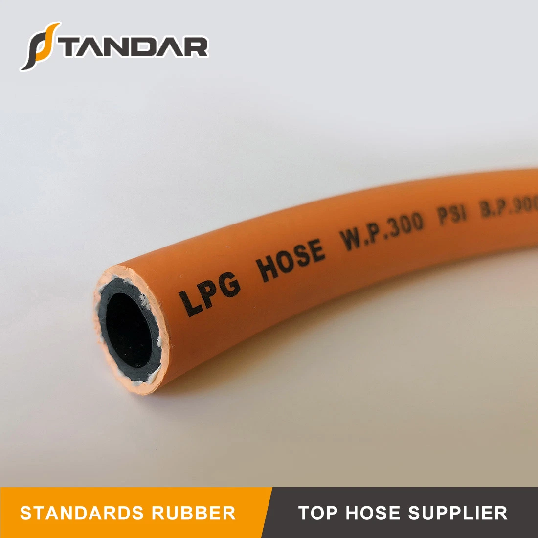 Low Temperature Flexible Rubber Coleman Propane Tank Adapter LPG Gas Flex Hoses and Fittings