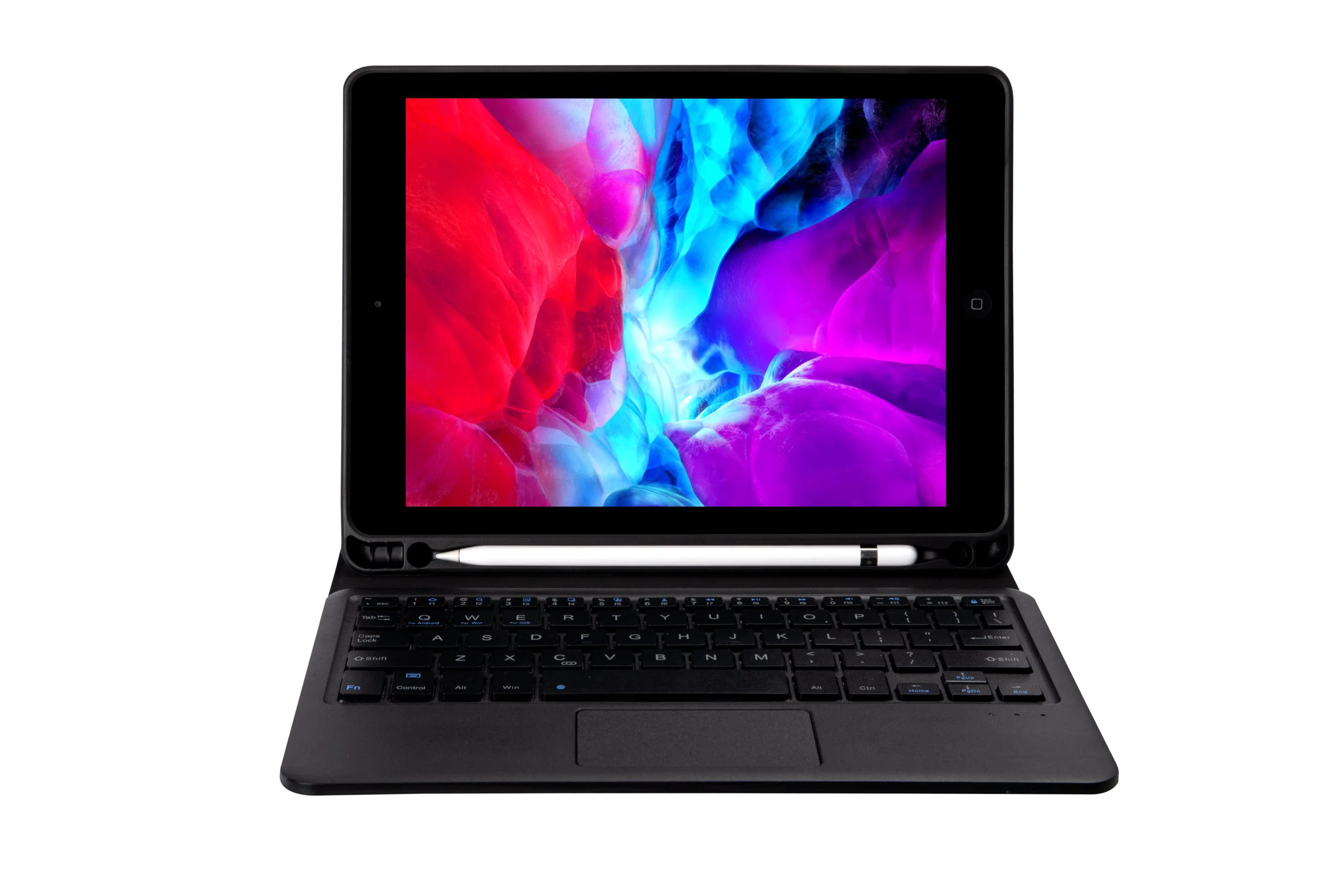 Tablet-Hülle aus Leder mit Stifteinschub und Bluetooth-Tastatur für IPad Air pro 4 3 2 9,7 10,9 11 10,2 10,5 Zoll für iPad Tablet Laptop Hülle