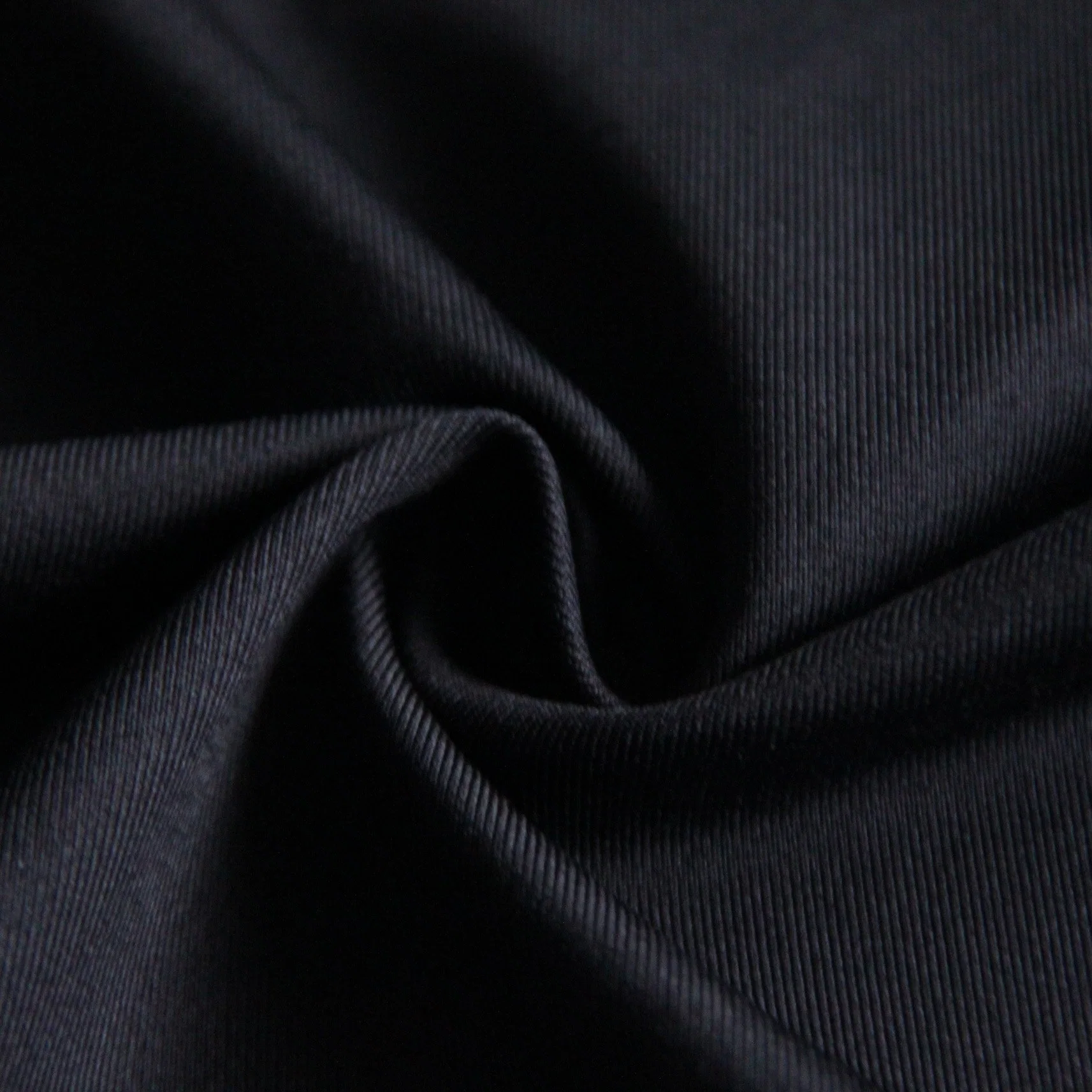 88%Nylon 12%Spandex Black Plain Knitting Jersey Fabrics 300GSM for Apparel/Sportswear/Swimming