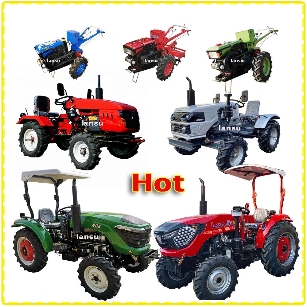 CE Factory Directly Machinery High quality/High cost performance Water Cooled Diesel 12HP 15HP 20HP 18HP Tractor Agricola 4X4 Mini Farm Tractor Price Tractors for Agriculture