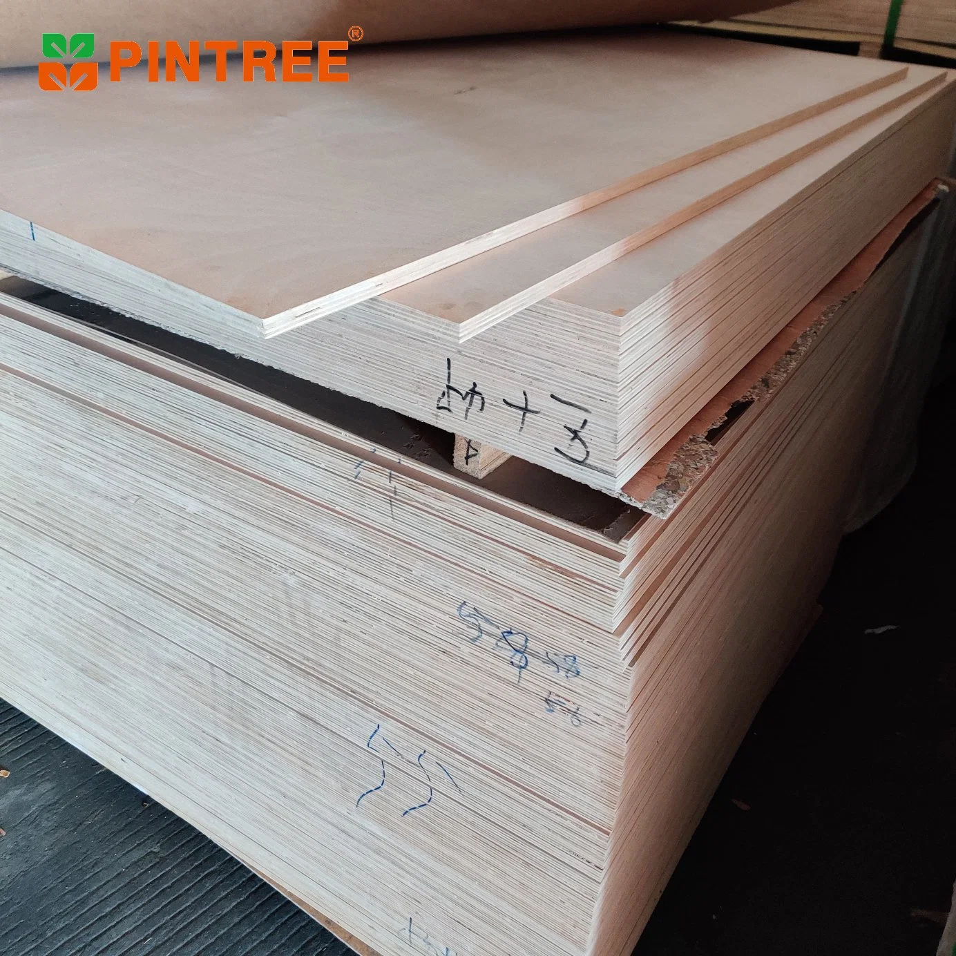 Factories Pine Timber Raw Material CDX Plywood 4*8*18 Slotted Pine Plywood