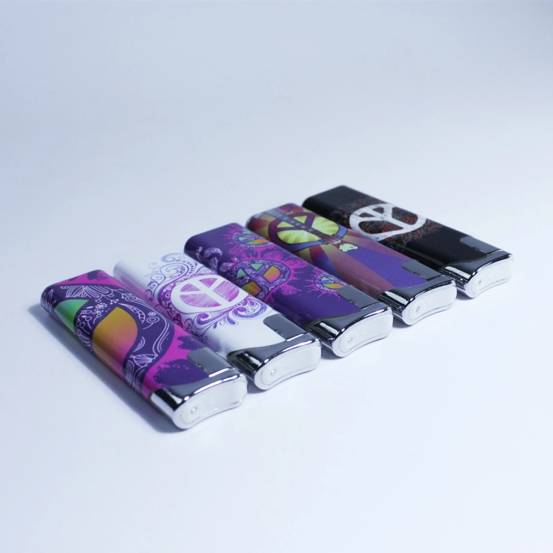 Thin Style Electronic Lighters in Chinese Lighter Shops