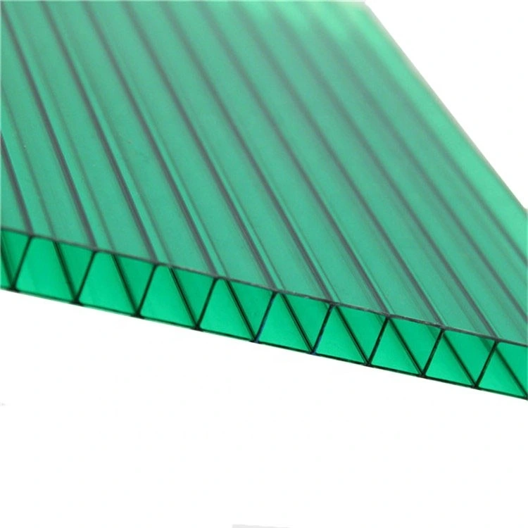 Brown Transparent 4mm UV Protection Polycarbonate Hollow Sheet for Garden Glass