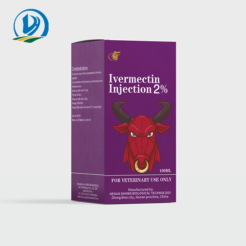 Ivermectin Injection 1% 2% 50ml 100ml Veterinary Medicine Animal Use