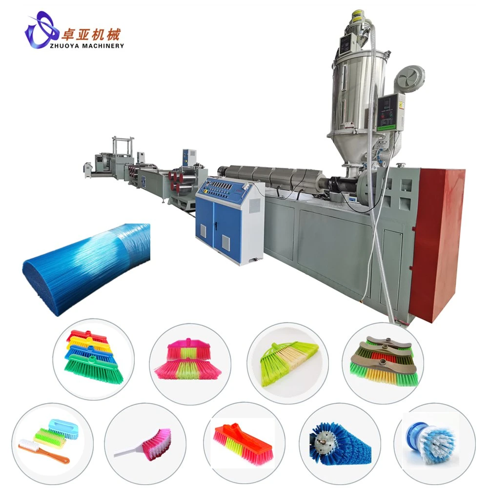 آلة صنع/استخراج الفتيل البلاستيكية آلة الحيوانات الأليفة/PP/HDPE/LDPE/Nylon Fiber Yarn Production Line