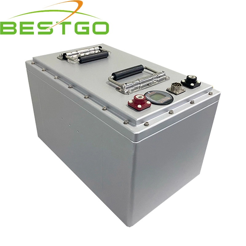 Bestgo 24 V rechargeable Batterie au lithium-ion Batterie LiFePO4100ah 200AH Batterie au lithium