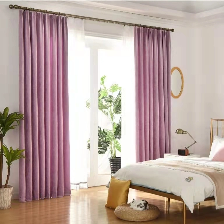 Cheap Price Cafe 100% Polyester Sofa Fabric Blackout Decorative Hotel Lobby Curtains Hospital Curtain