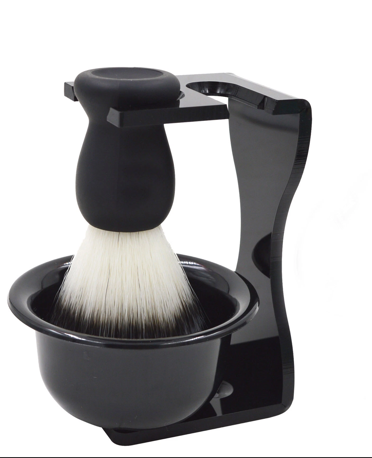 Men's Shaving Set Shaving Brushes Stand Holder and Brush Set