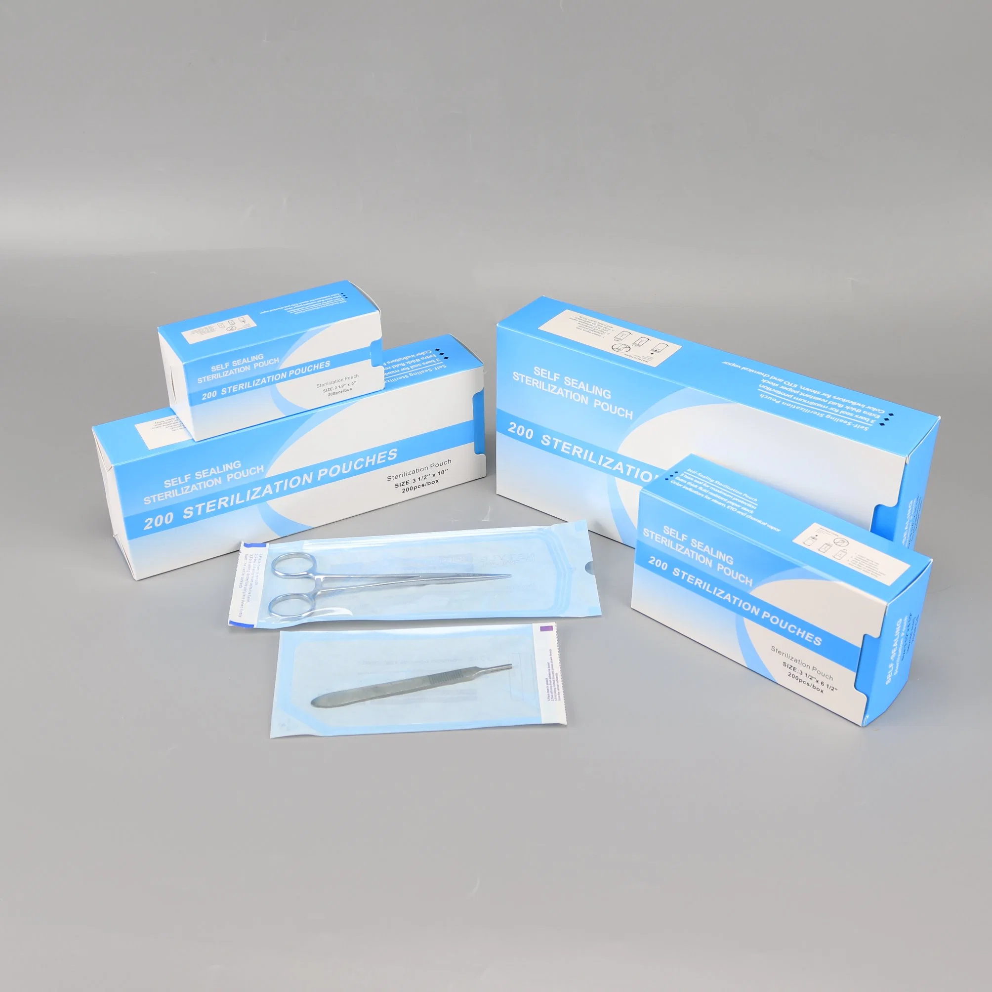 Self Seal Sterilization Pouch 3.5" X 10", 200 Per Box