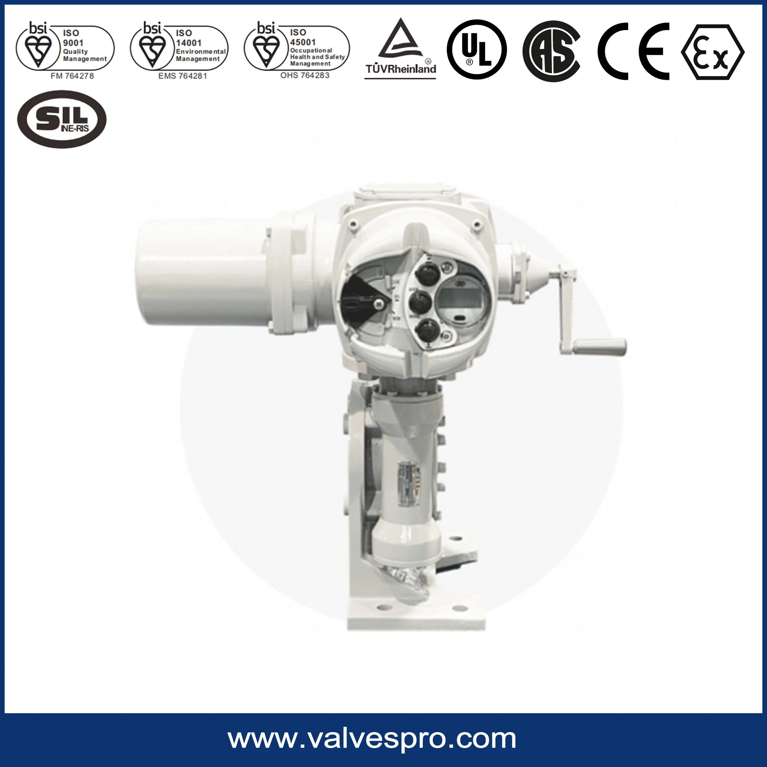 Ambient Temperature -60 Degrees Celsium Multi Turn Electric Actuator