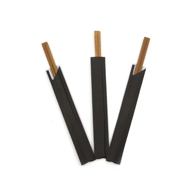 Home & Garden Eco-Friendly Half Paper Sleeves Chopsticks Disposable Bamboo Products