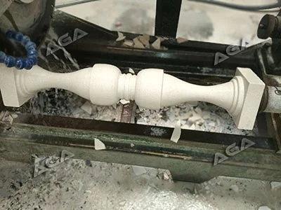 Máquina de corte automática de granito de piedra para hacer pilar Baluster columna