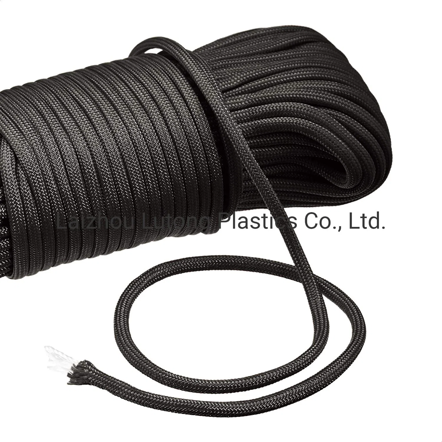 5/16 Inch Nylon Rope Solid Braided Twisted Polyester Cord Industrial Grade Line