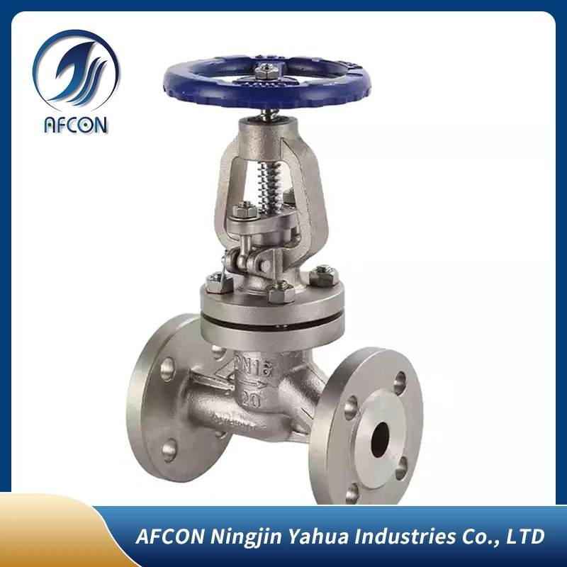 DIN Flange Metal High Temperature Corrosion Resistant Globe Valve