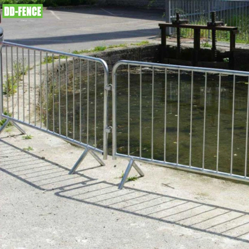 Hot Dipped Galvanized Metal Event Crowd Control Barricades for Road Safety