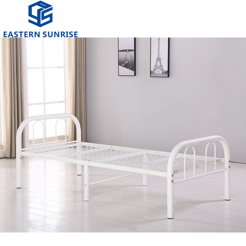 Furniture Bedroom Furniture Home Furniture Low Price Metal Grid Single Bed Chinese Furniture