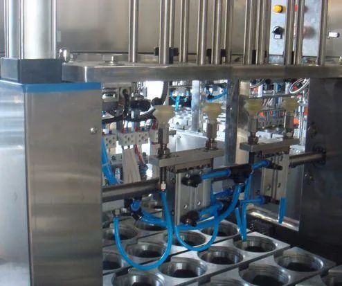 Full Automatic Plastic Cup Washing Filling and Sealing Machine for Beverage