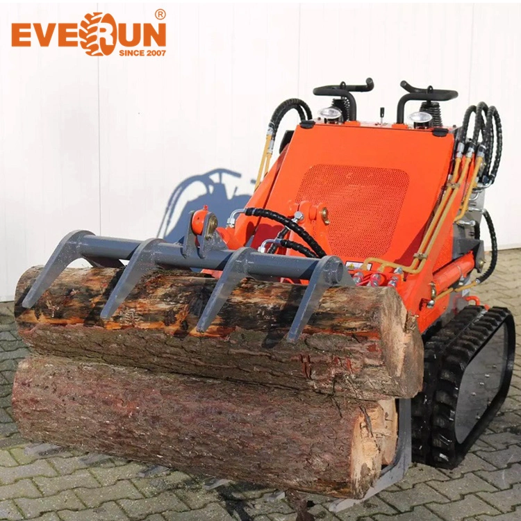 Everun Ers380 CE 200kg Bucket Shovel Mini Loader Skid Steer Loader