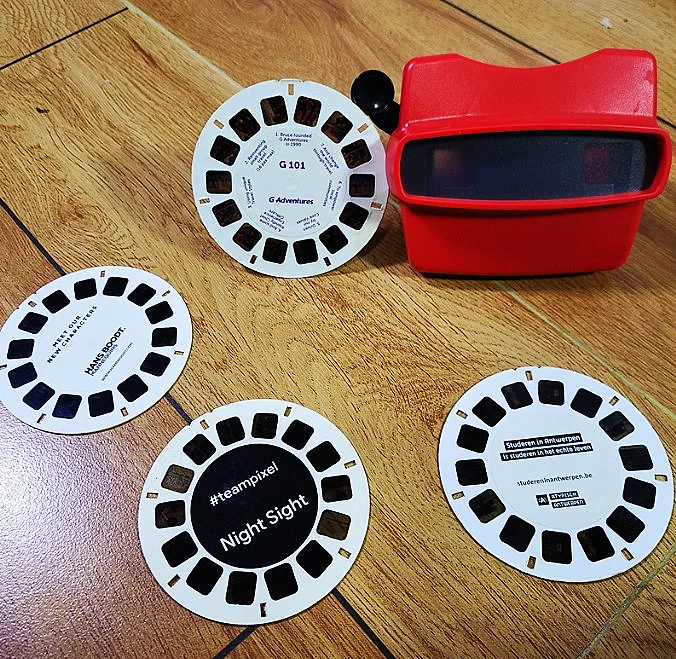 Custom Mini View Finder 3D View Masters Camera Digital 3D Stereo Viewmaster 3D Reel Viewfinder Focusing View