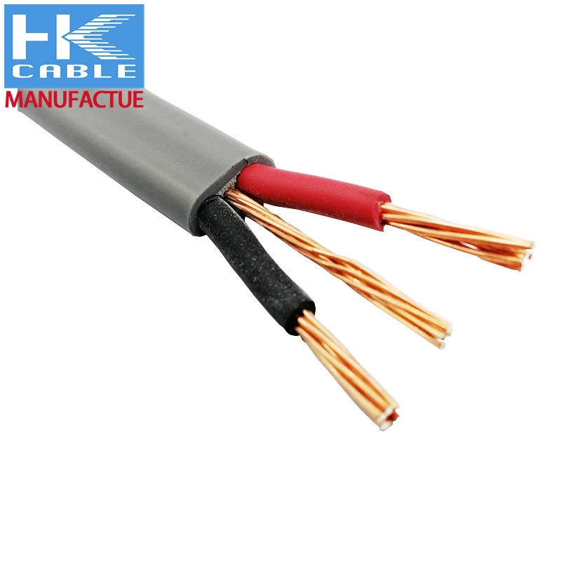 6242y 3core Twin and Earth Flat Cable and Wire 1.5mm 2.5mm 450/750V TPS PVC Solid Copper House Wiring Electrical Cable