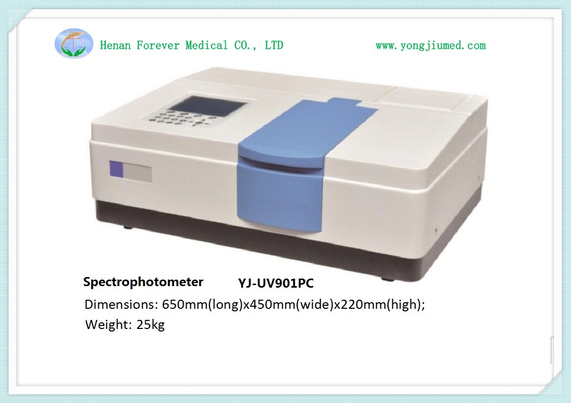 Double Beam Spectrophotometer with Highly Stable Optics.