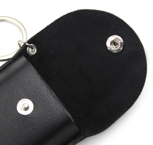 Keychain Mini Leather Holder Hand Sanitizer Perfume Bottle Pouch Bag