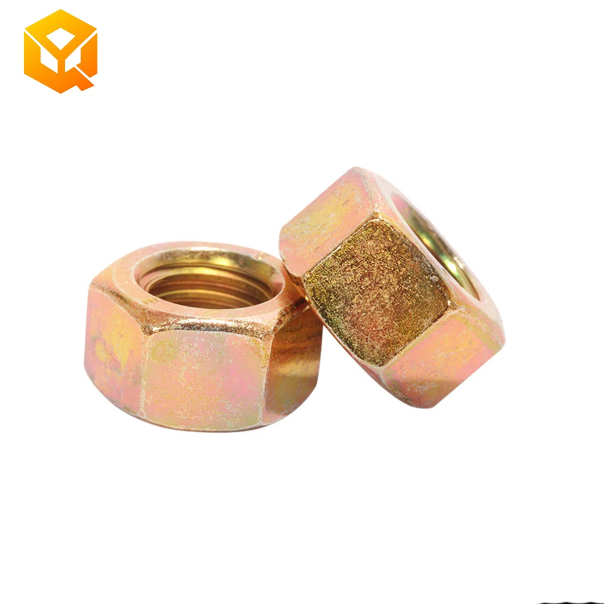 Carbon Steel DIN934 Zinc Plated Hex Nut Yellow Zinc Plating Hexagon Nuts